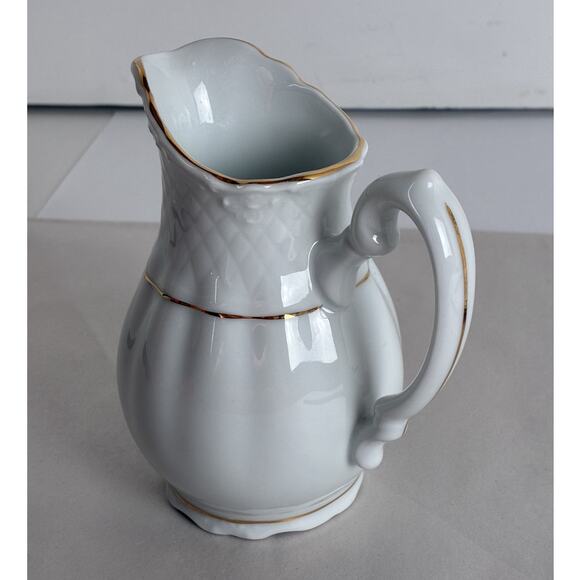 Dinnerware Creamer S. Paulo Brazil Pattern Vilma Fine China 1940s Vintage - Picture 3 of 8